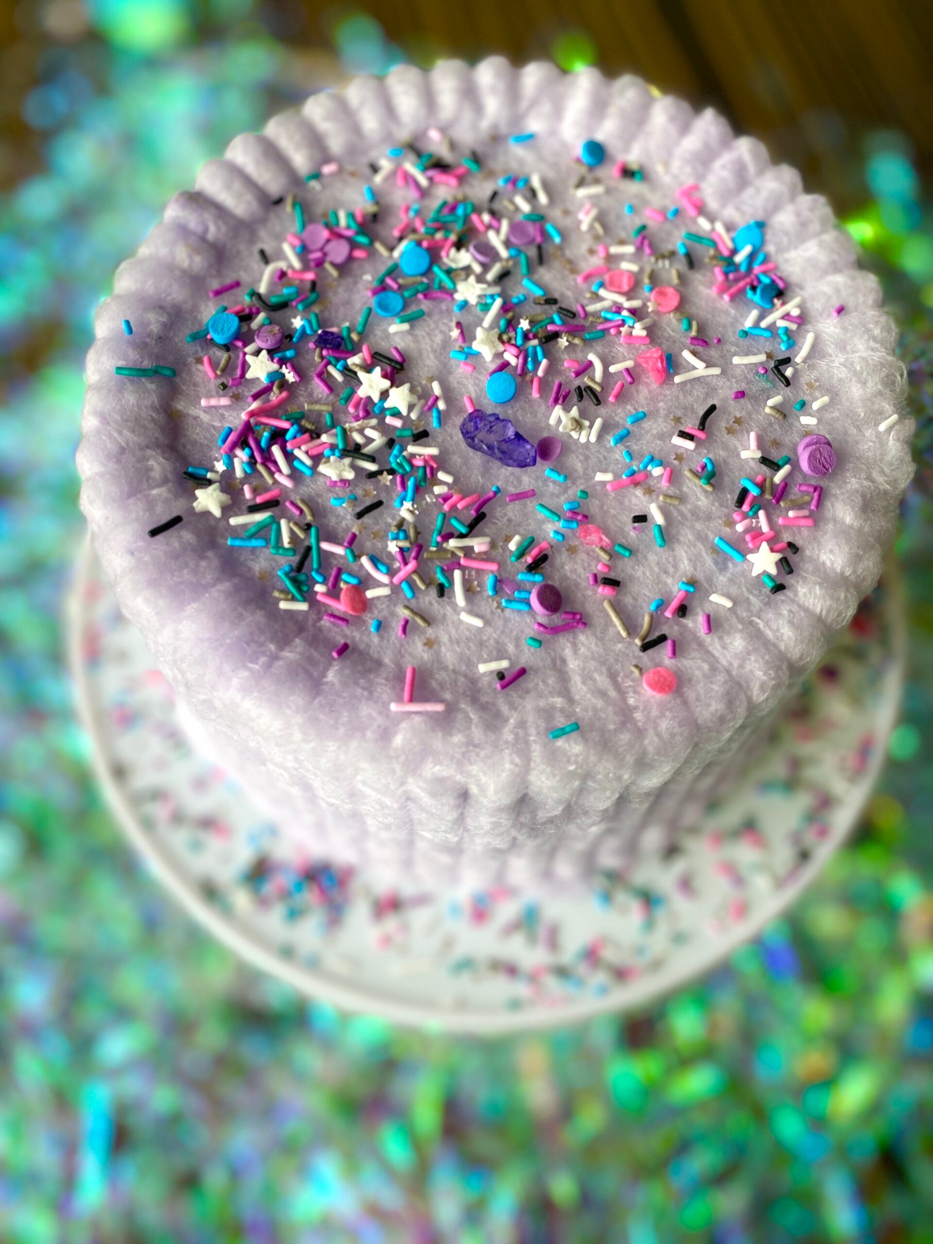 Single Flavor Cotton Candy Cake